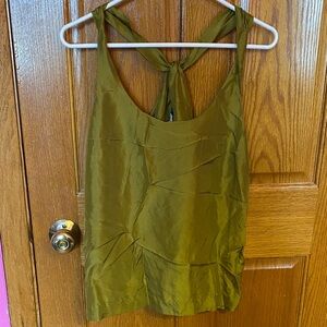 J. Crew Silk Olive Camisole Top